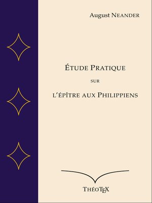 cover image of Étude Pratique sur l'Épître aux Philippiens